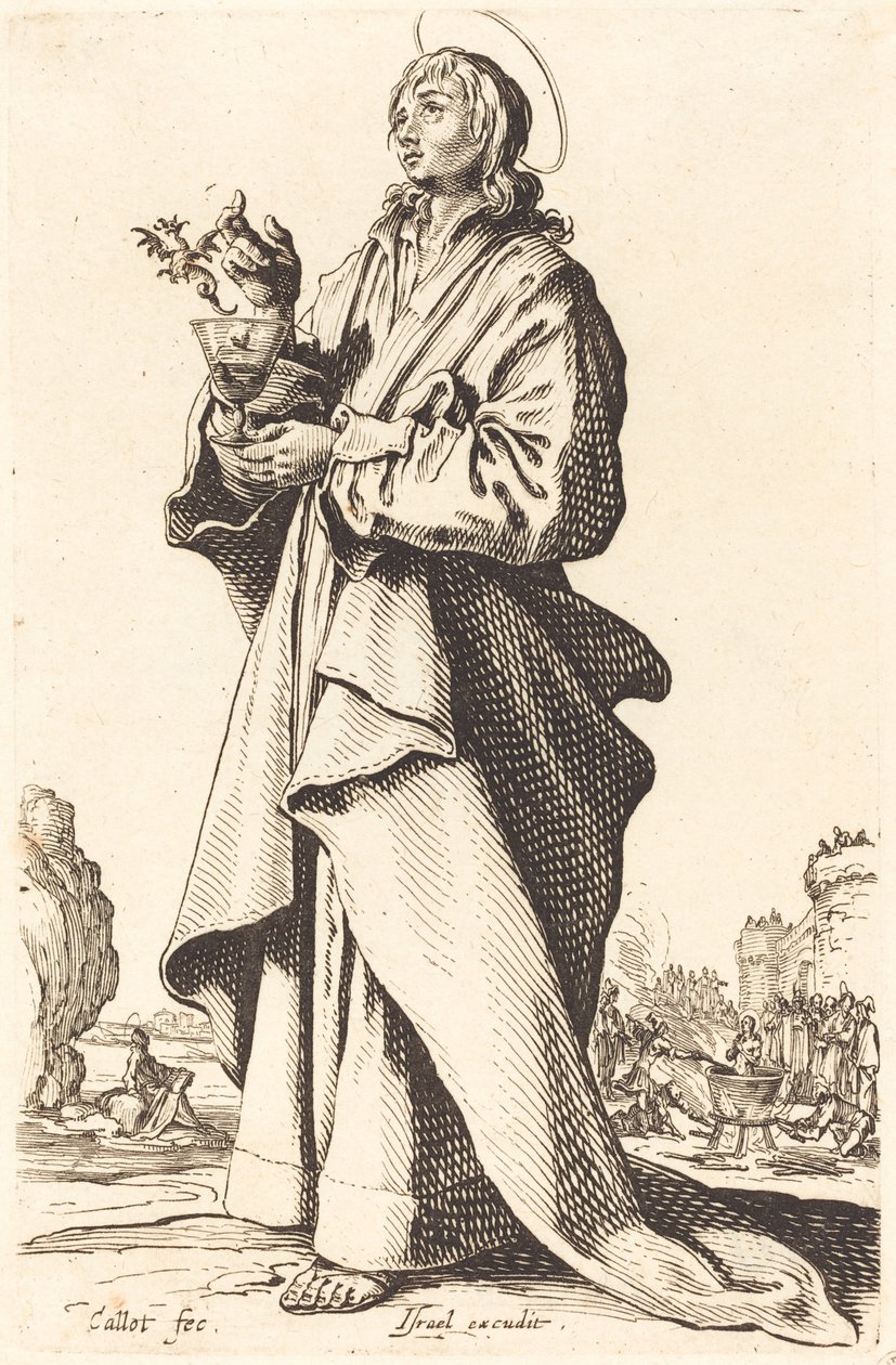 Aziz John Evangelist by Jacques Callot