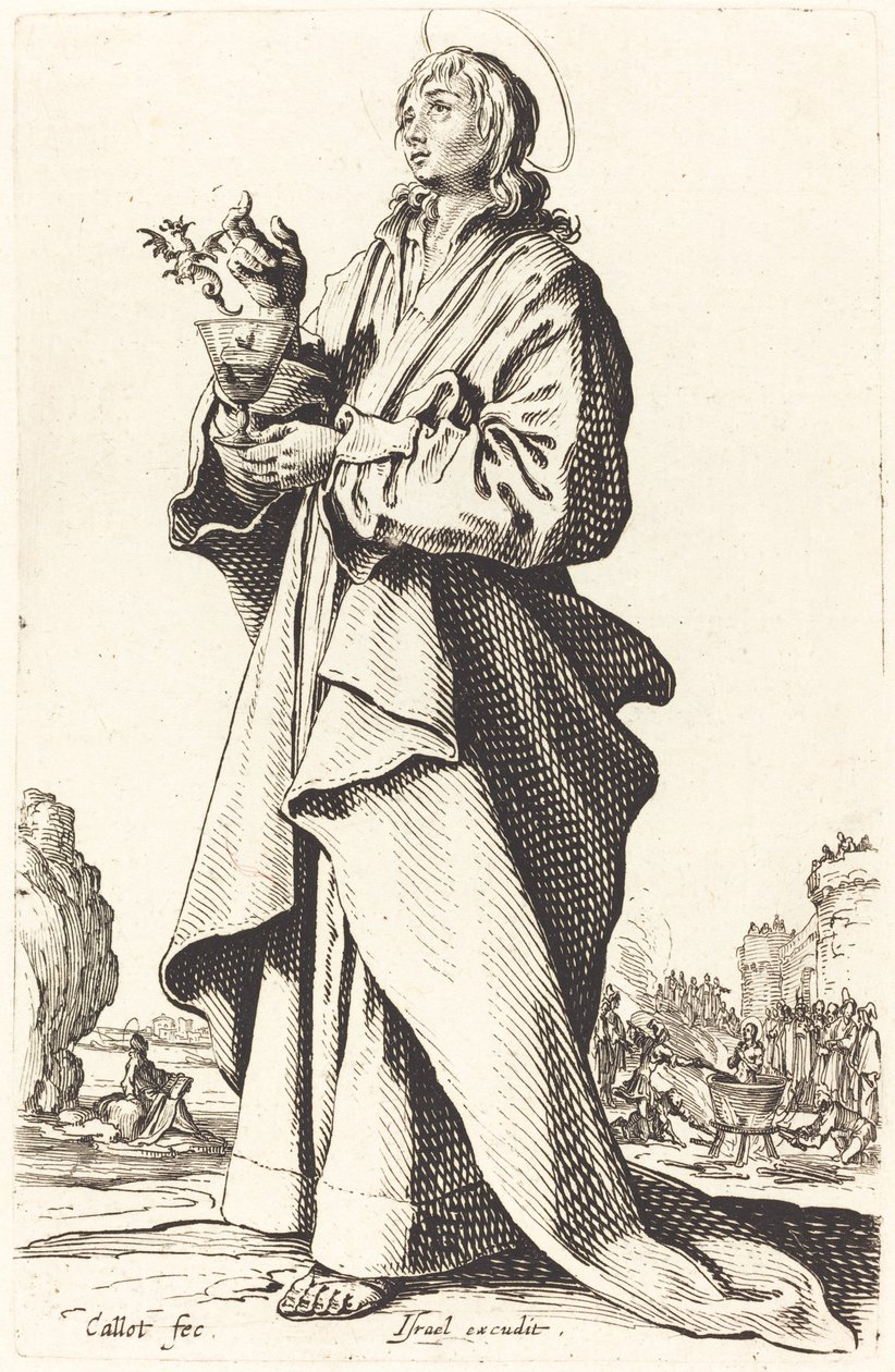 Aziz John Evangelist by Jacques Callot