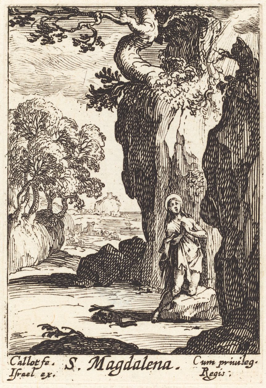 Aziz Mary Magdalene. by Jacques Callot