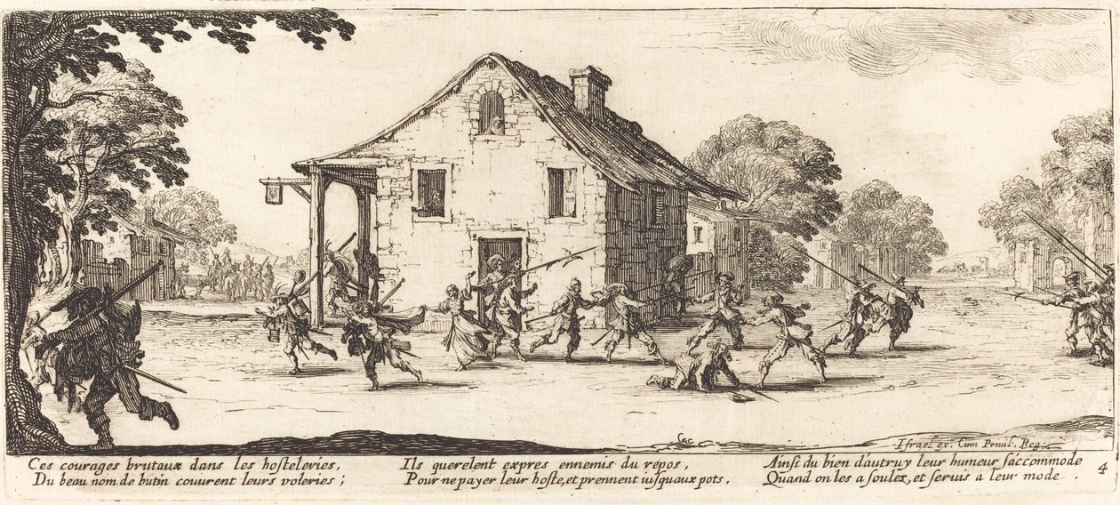 Yağma Sahnesi by Jacques Callot