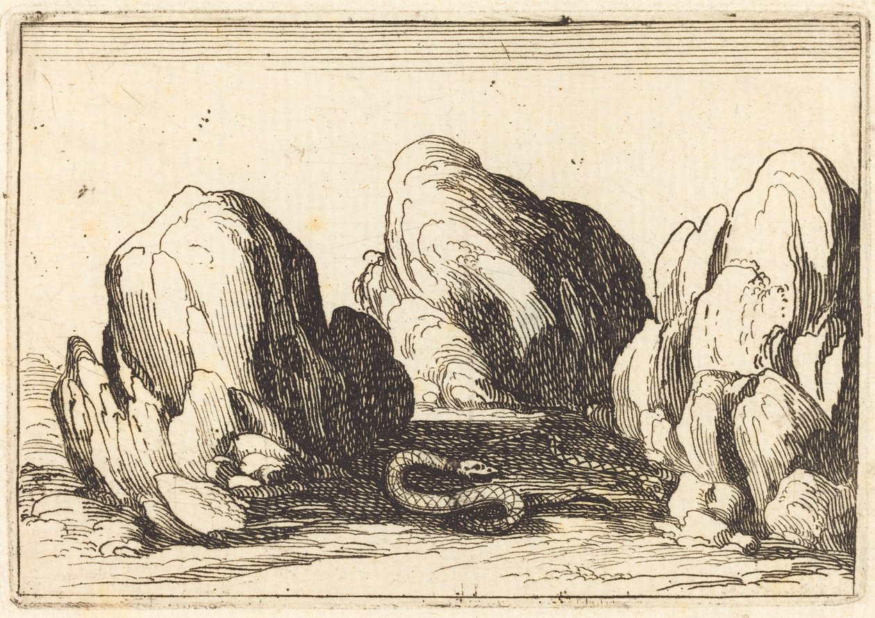 Yılan, 1628. by Jacques Callot