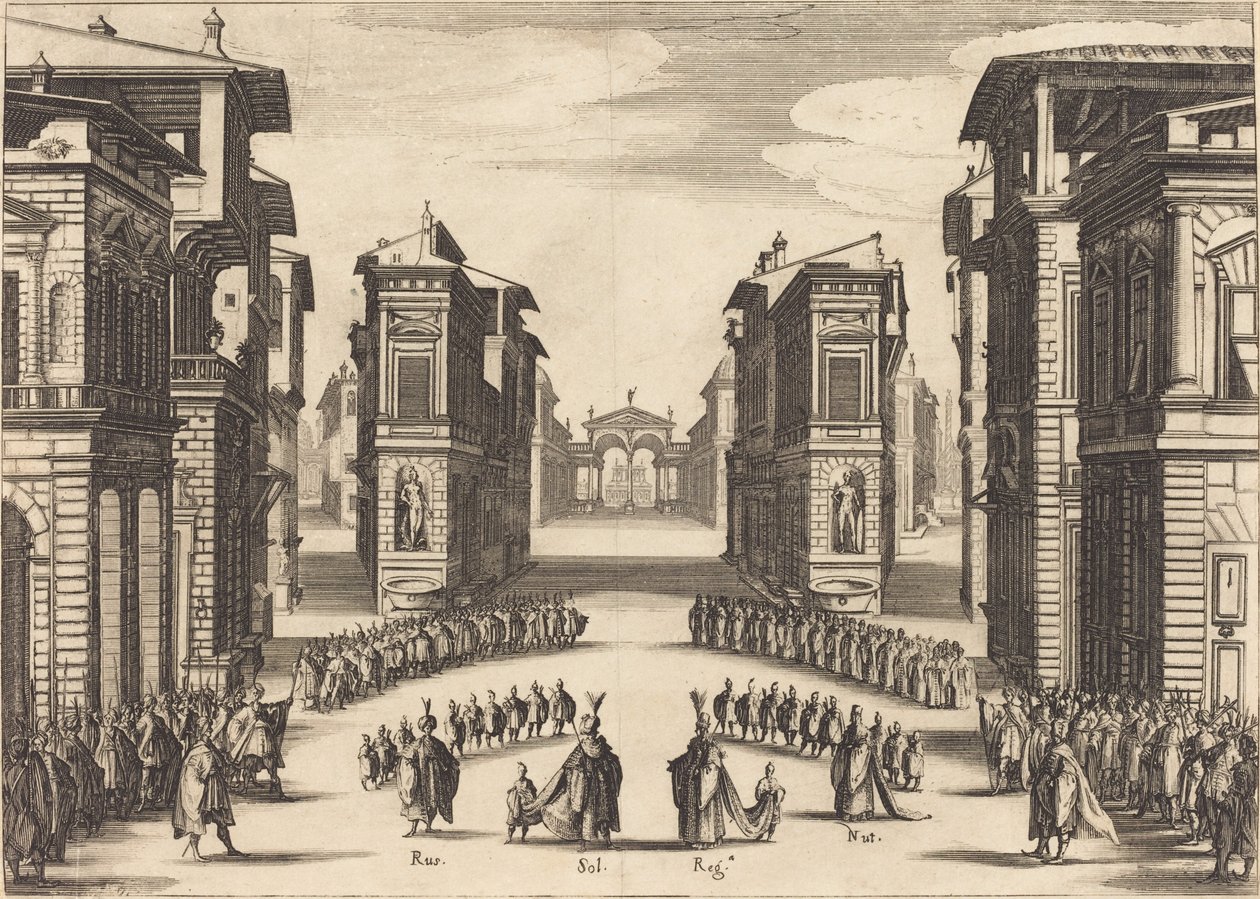 Süleyman, II. Perde by Jacques Callot