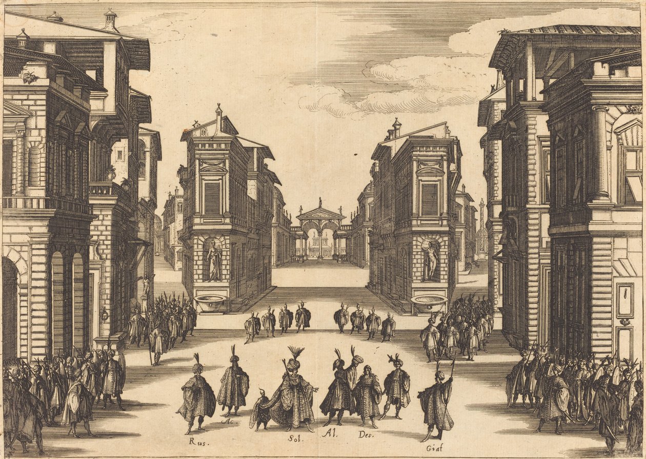 Soliman, Perde IV by Jacques Callot