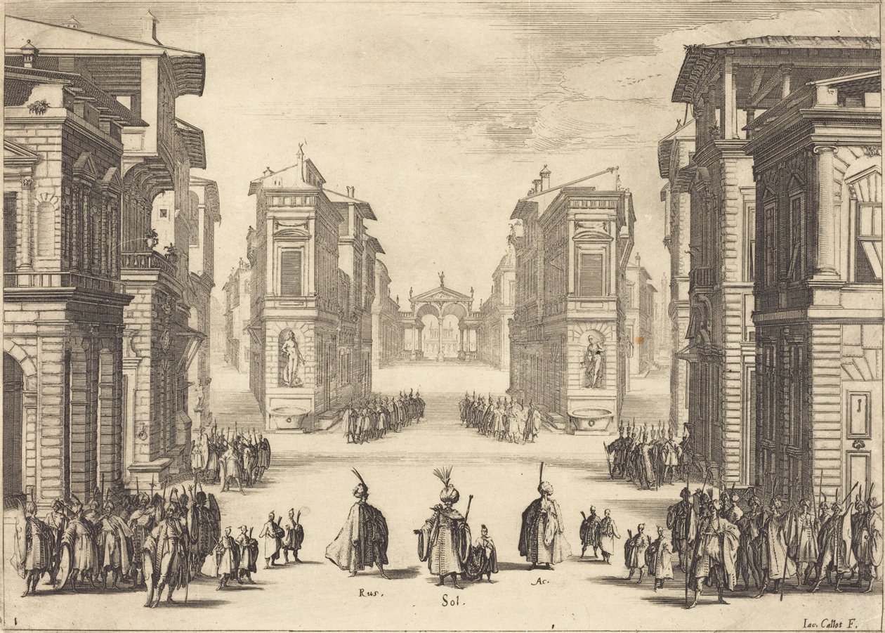 Süleyman, I. Perde by Jacques Callot