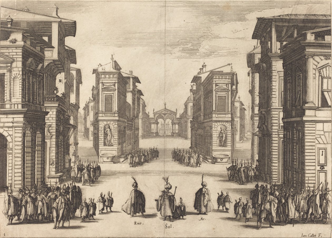 Süleyman, I. Perde by Jacques Callot