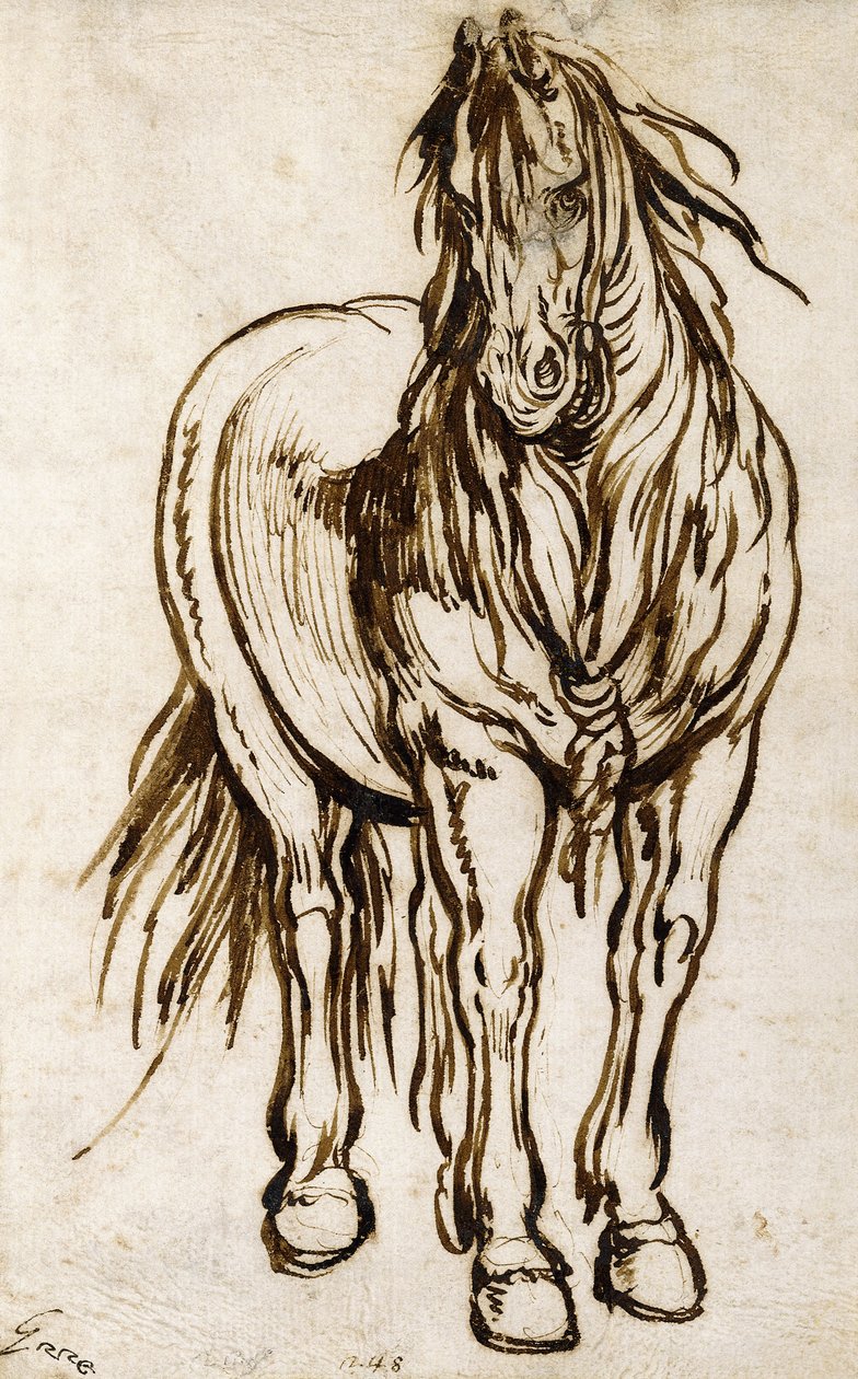 Bir Atın Çalışması, by Jacques Callot