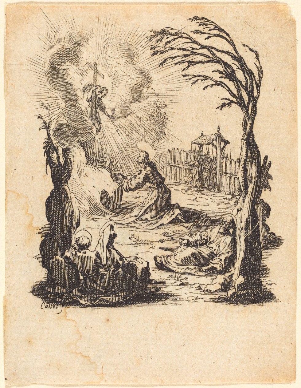 Bahçedeki Acı by Jacques Callot