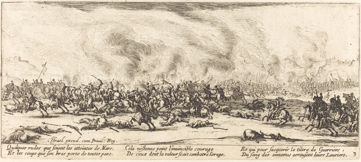 Savaş, ç. 1633. by Jacques Callot