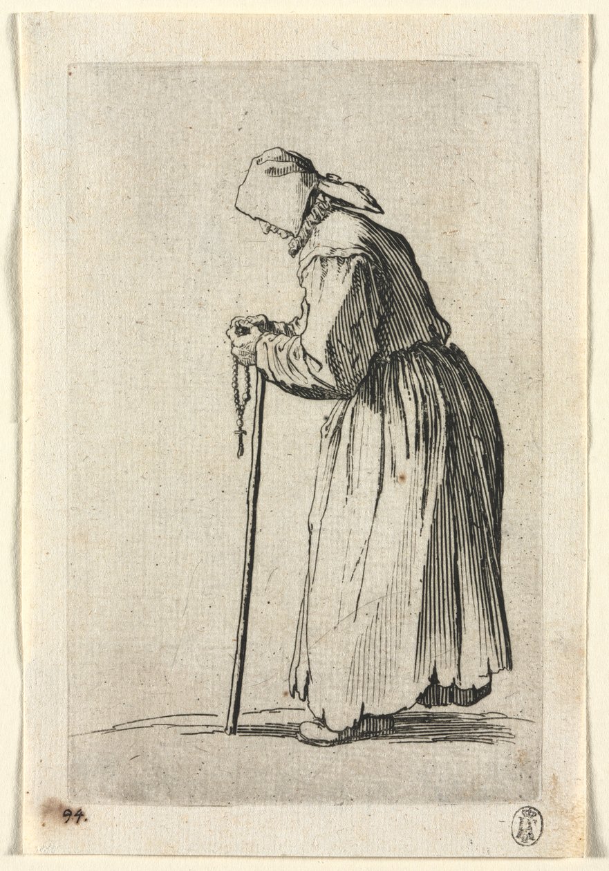 Dilenciler: Onun Tespihinde Dilenci by Jacques Callot