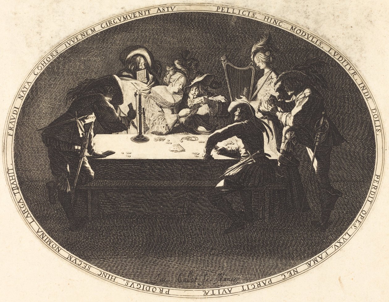 Kart Oyuncular by Jacques Callot