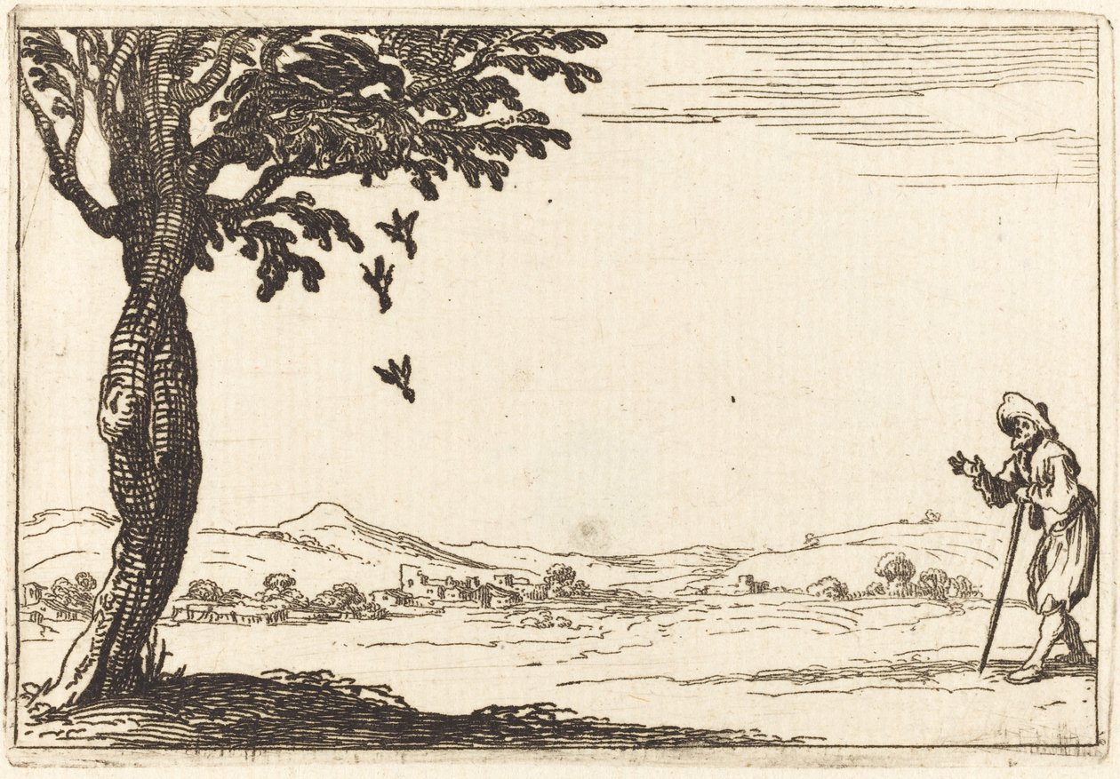 Karga ve Gençliği by Jacques Callot