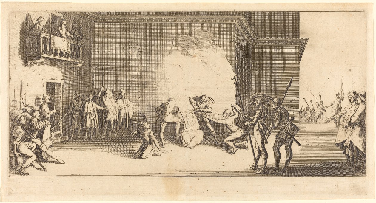 Dikenlerle taçlandırma by Jacques Callot