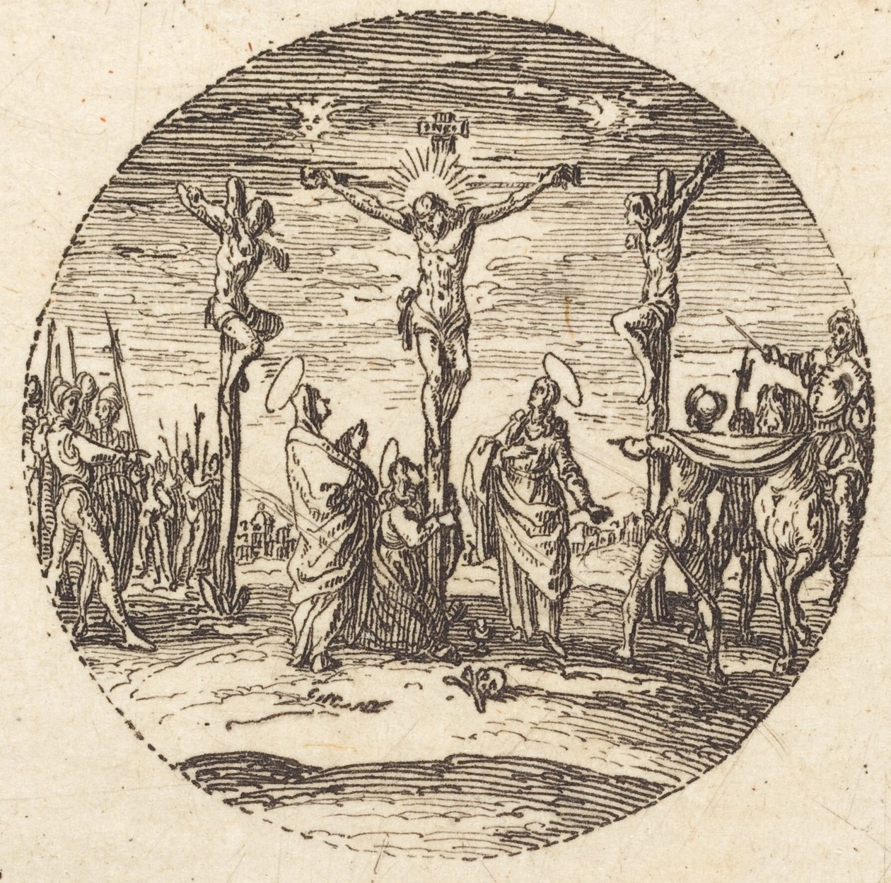 Çarmıha Gerilme, c. 1631. by Jacques Callot