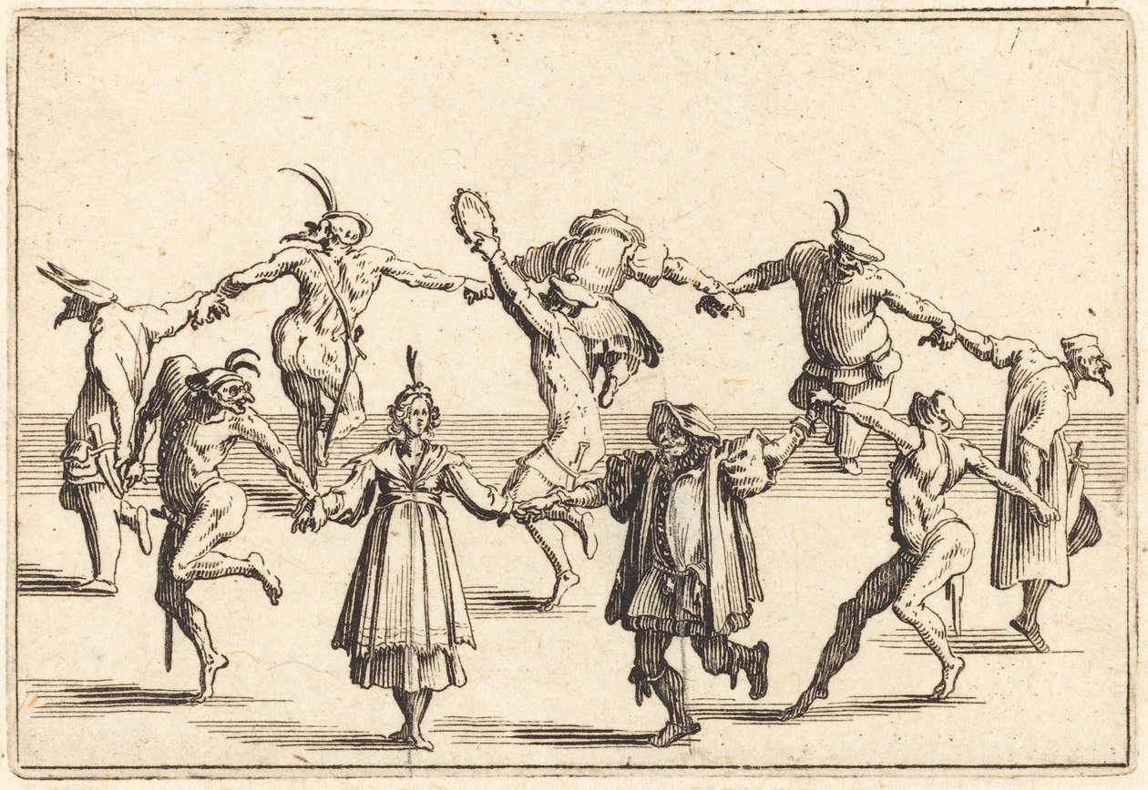 Dans, c. 1622. by Jacques Callot