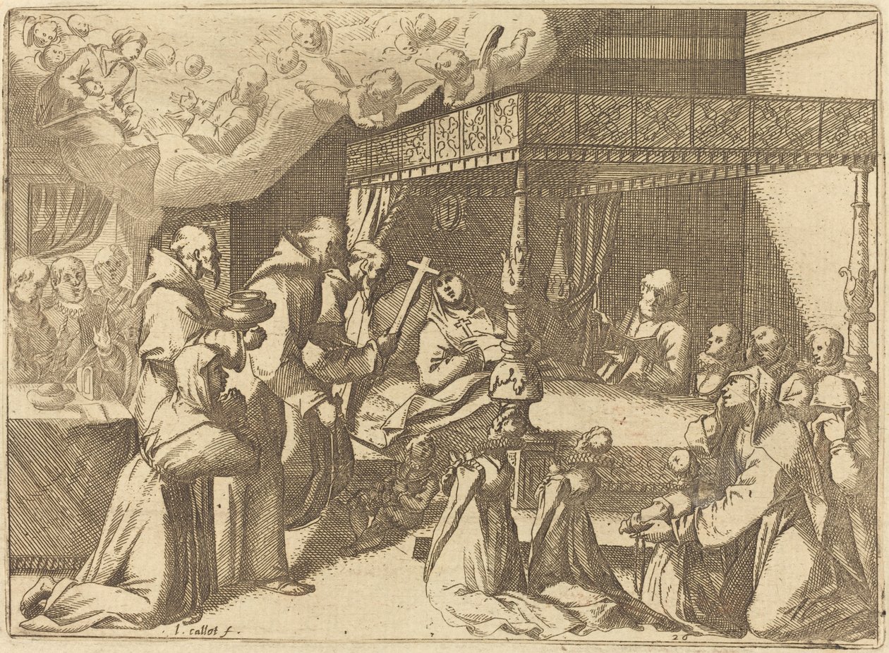 Kraliçenin Ölümü by Jacques Callot