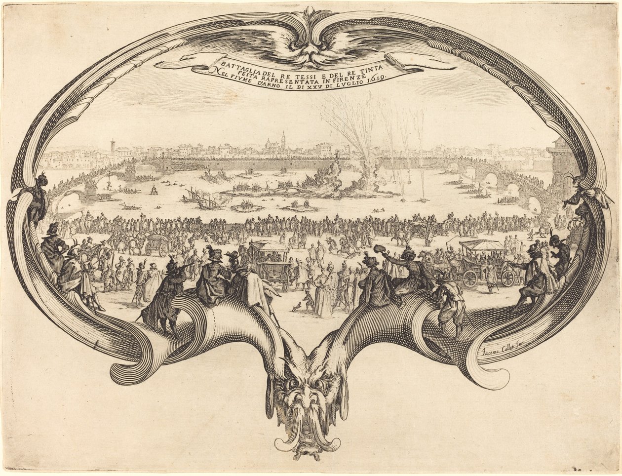 Fan by Jacques Callot