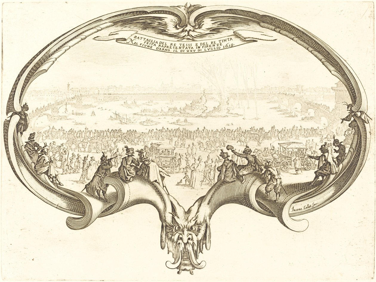 Fan by Jacques Callot