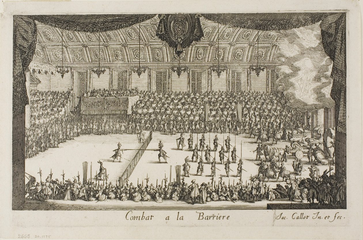 Büyük Turnuva: Savaş by Jacques Callot
