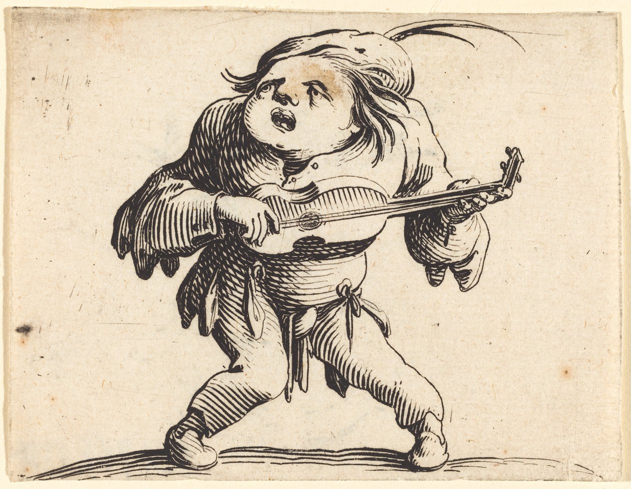 gitarist by Jacques Callot
