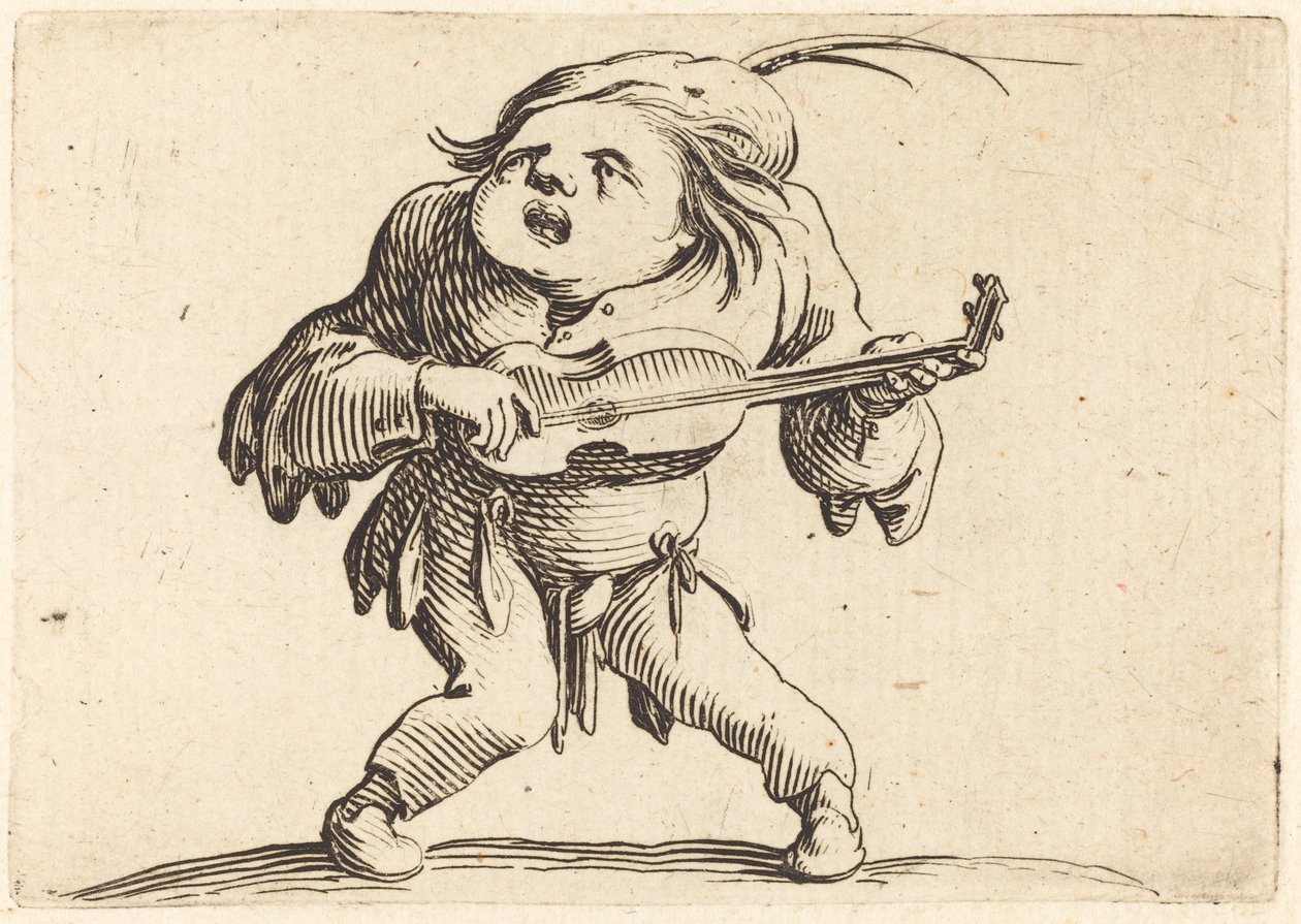 gitarist by Jacques Callot