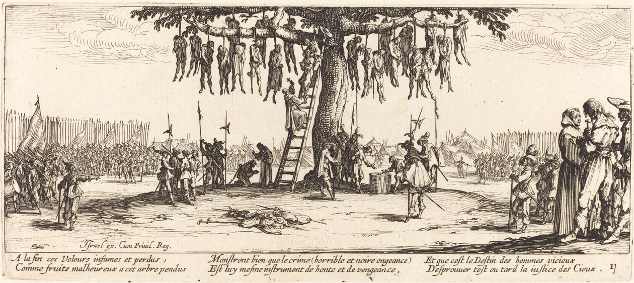 Asılı, c. 1633. by Jacques Callot