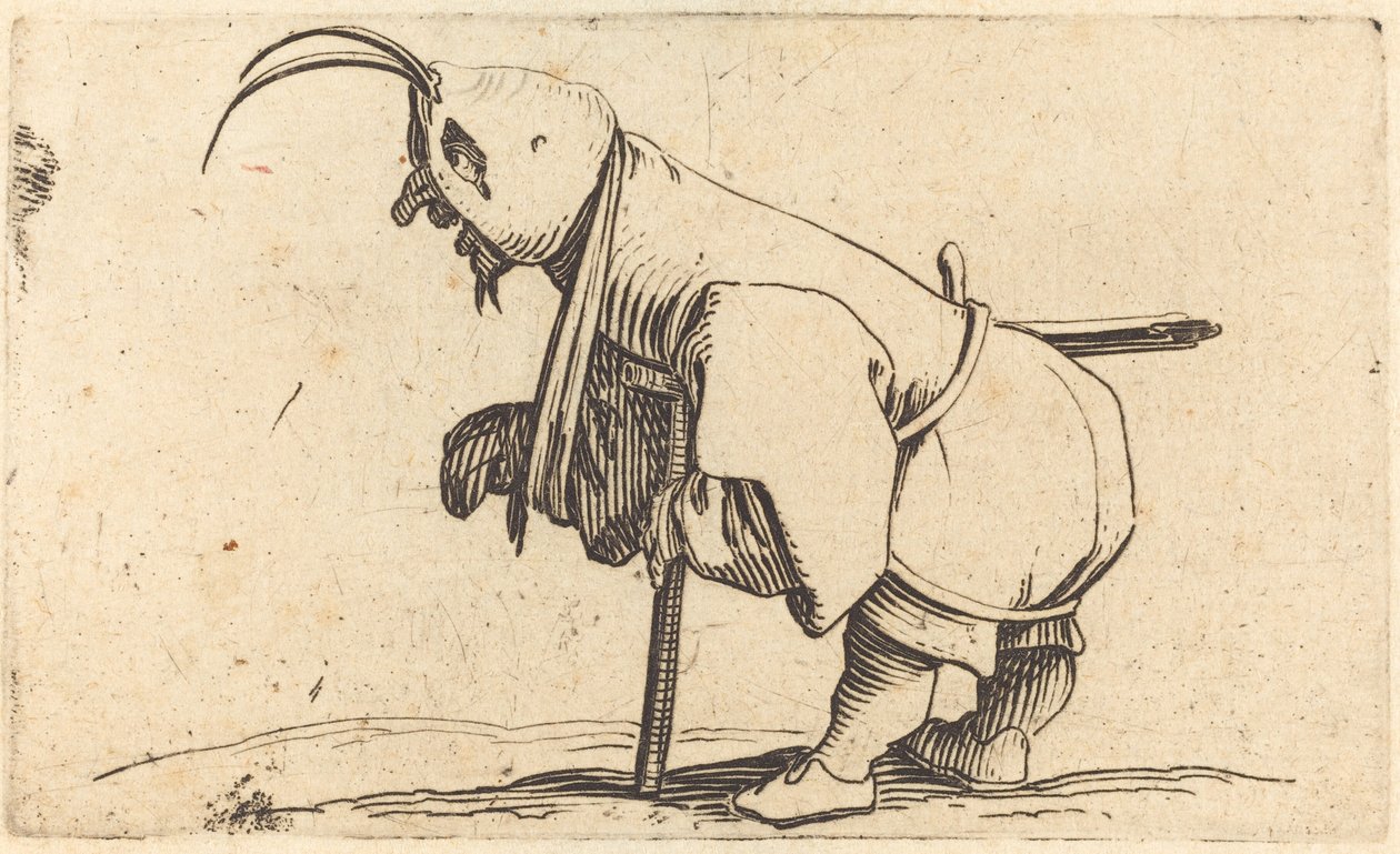 kapşonlu sakat by Jacques Callot