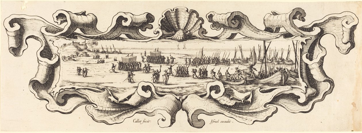 Birliklerin İnişi by Jacques Callot