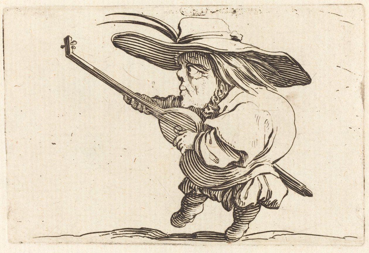 Ud Oyuncusu by Jacques Callot