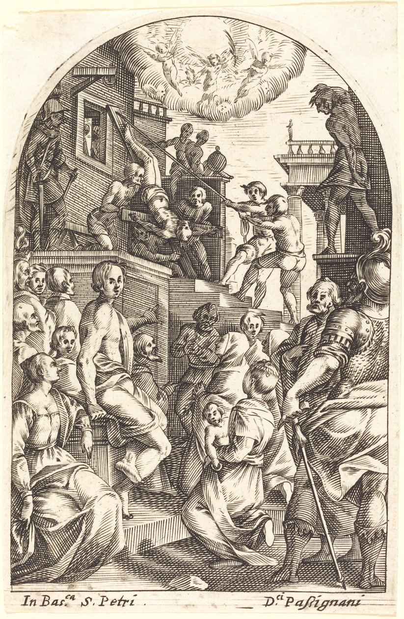 Aziz Petrus'un Şehitliği by Jacques Callot