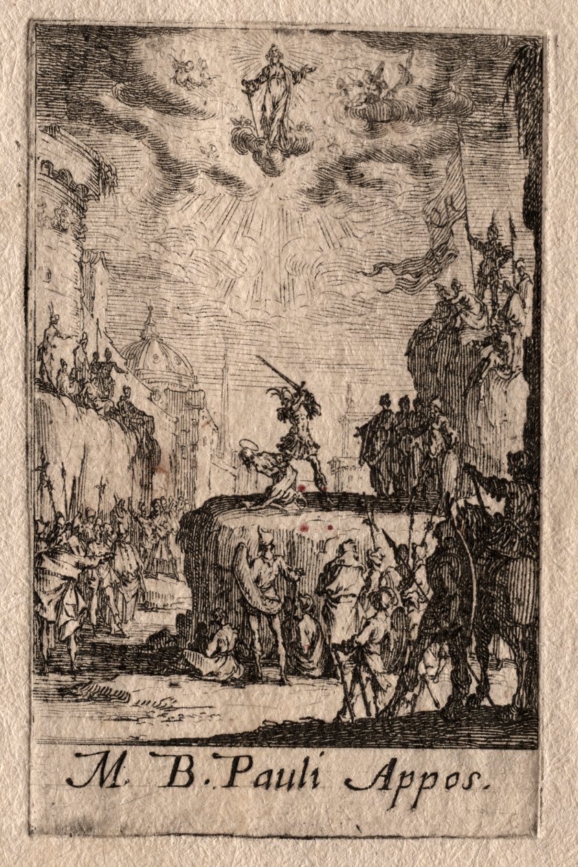 Havarilerin Şehitliği: St. Paul by Jacques Callot