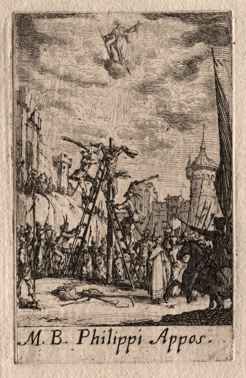 Havarilerin Şehitliği: St. Philip by Jacques Callot