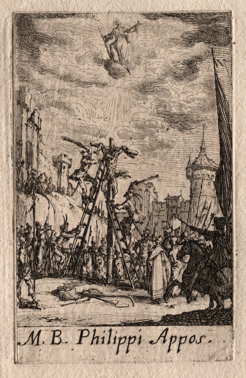 Havarilerin Şehitliği: St. Philip. by Jacques Callot