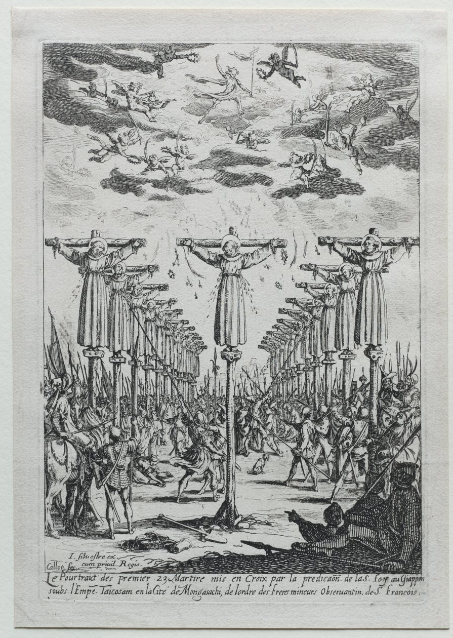 Japonya Şehitleri by Jacques Callot
