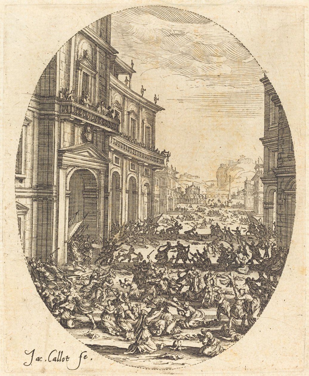 Masumların Katliamı by Jacques Callot