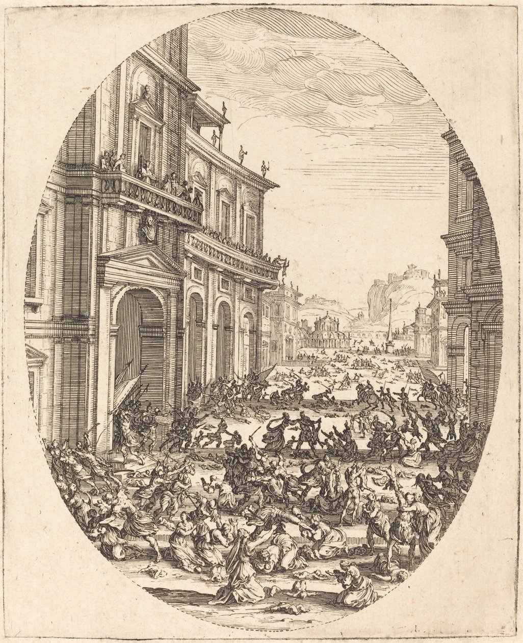 Masumların Katliamı by Jacques Callot