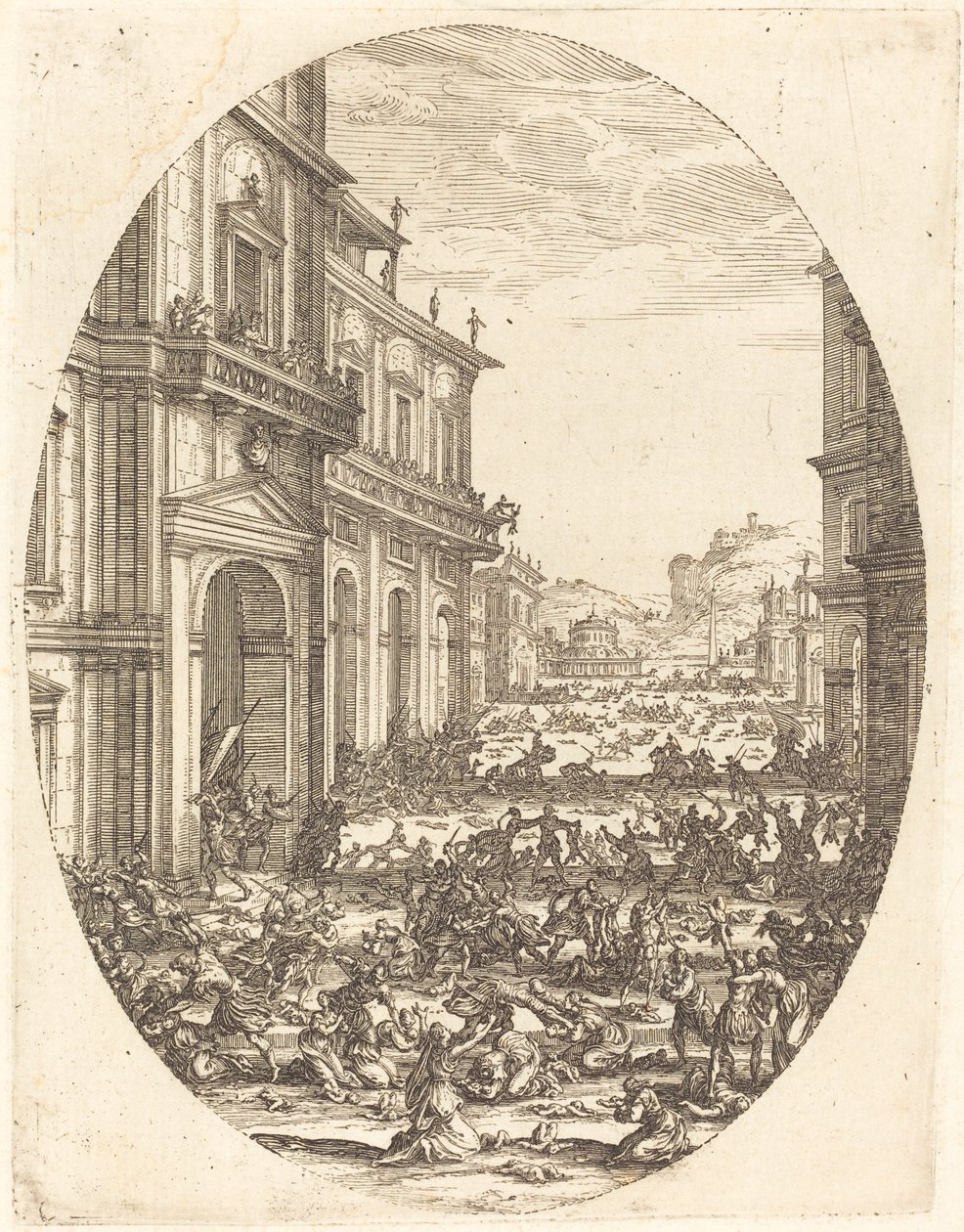 Masumların Katliamı by Jacques Callot
