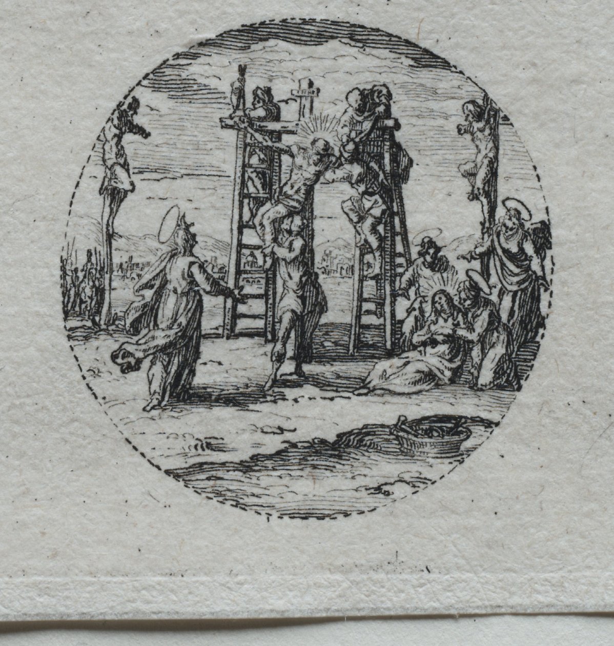 Tutkunun Gizemleri: Çarmıha Gerilme. by Jacques Callot