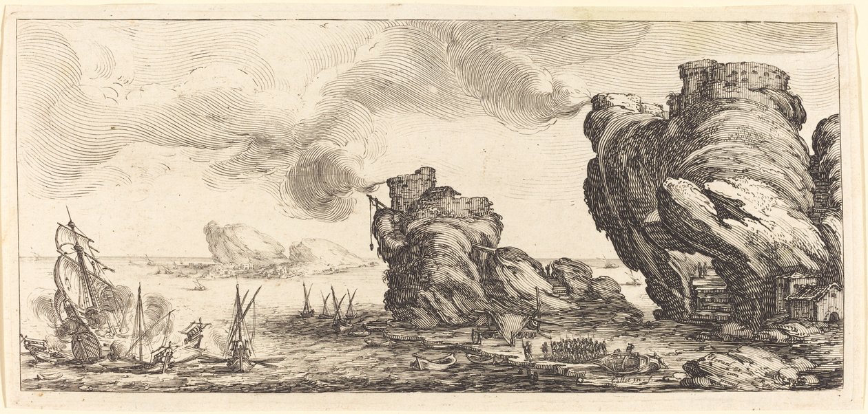 Deniz Savaşı by Jacques Callot