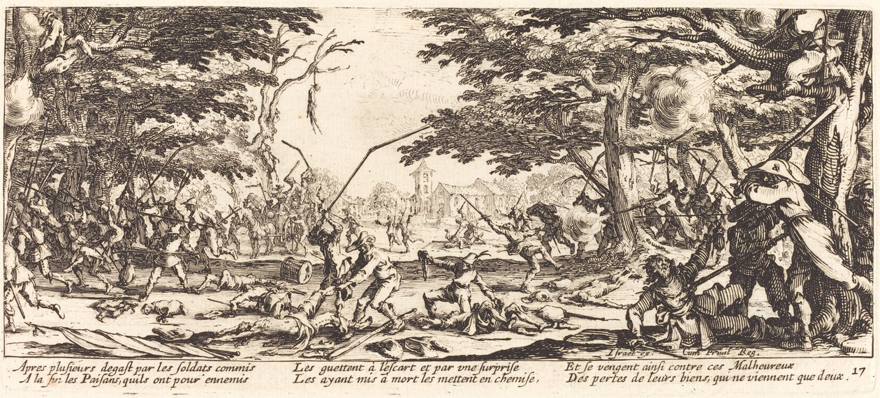Köylüler Kendilerinin İntikamı by Jacques Callot