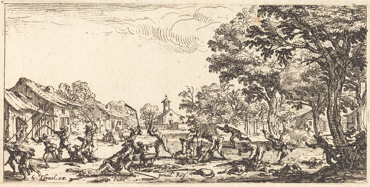 Köylülerin İntikamı by Jacques Callot