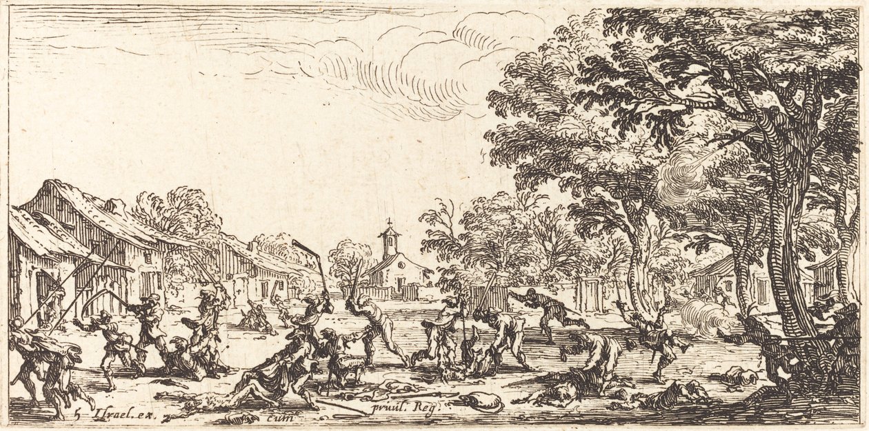 Köylülerin İntikamı by Jacques Callot