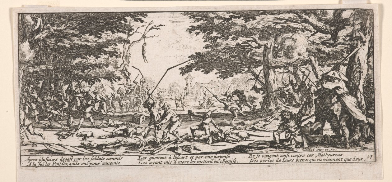 Köylülerin İntikamı by Jacques Callot