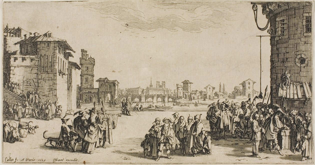 Köle Pazarı by Jacques Callot
