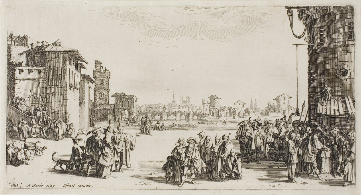 Köle Pazarı by Jacques Callot