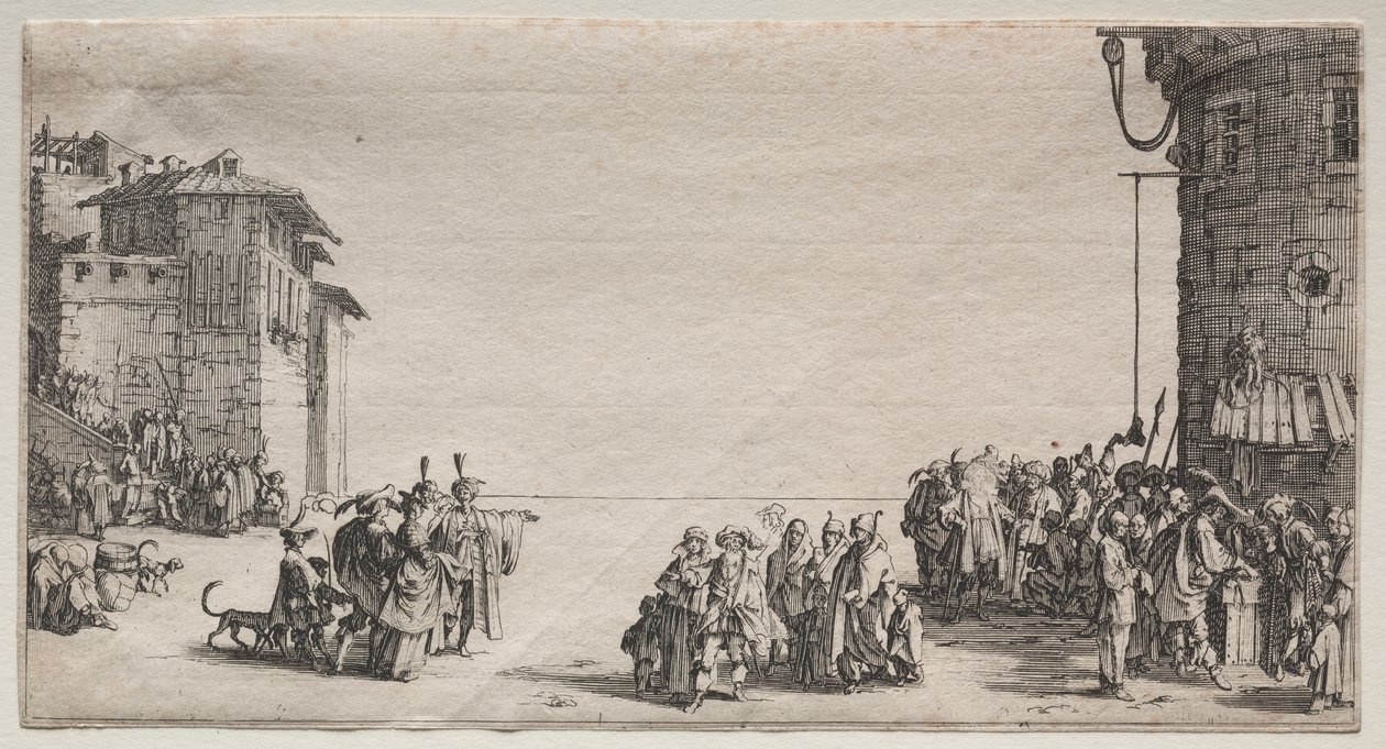 Köle Pazarı by Jacques Callot