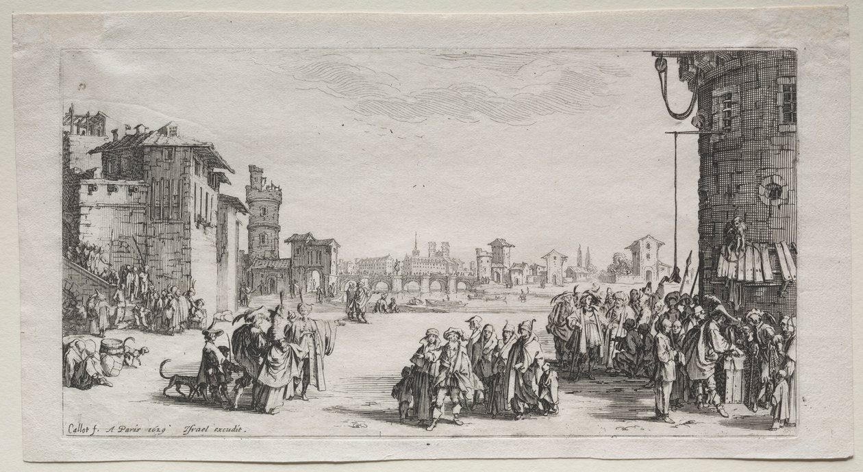 Köle Pazarı, 1629. by Jacques Callot