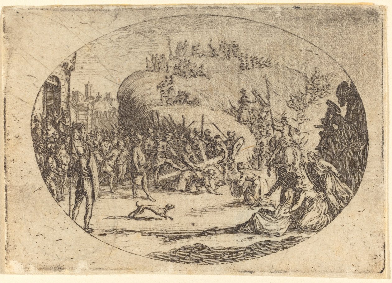 Haçın Küçük Taşınması by Jacques Callot