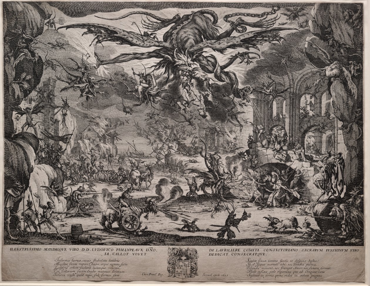 Aziz Anthony'nin Günaha (ikinci versiyon) by Jacques Callot