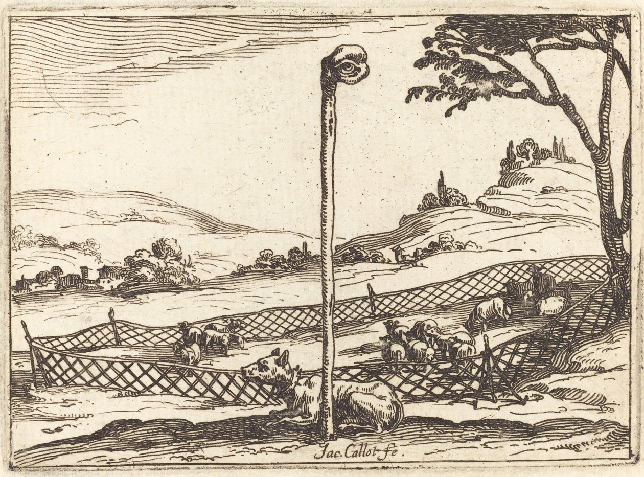 uyanık göz by Jacques Callot