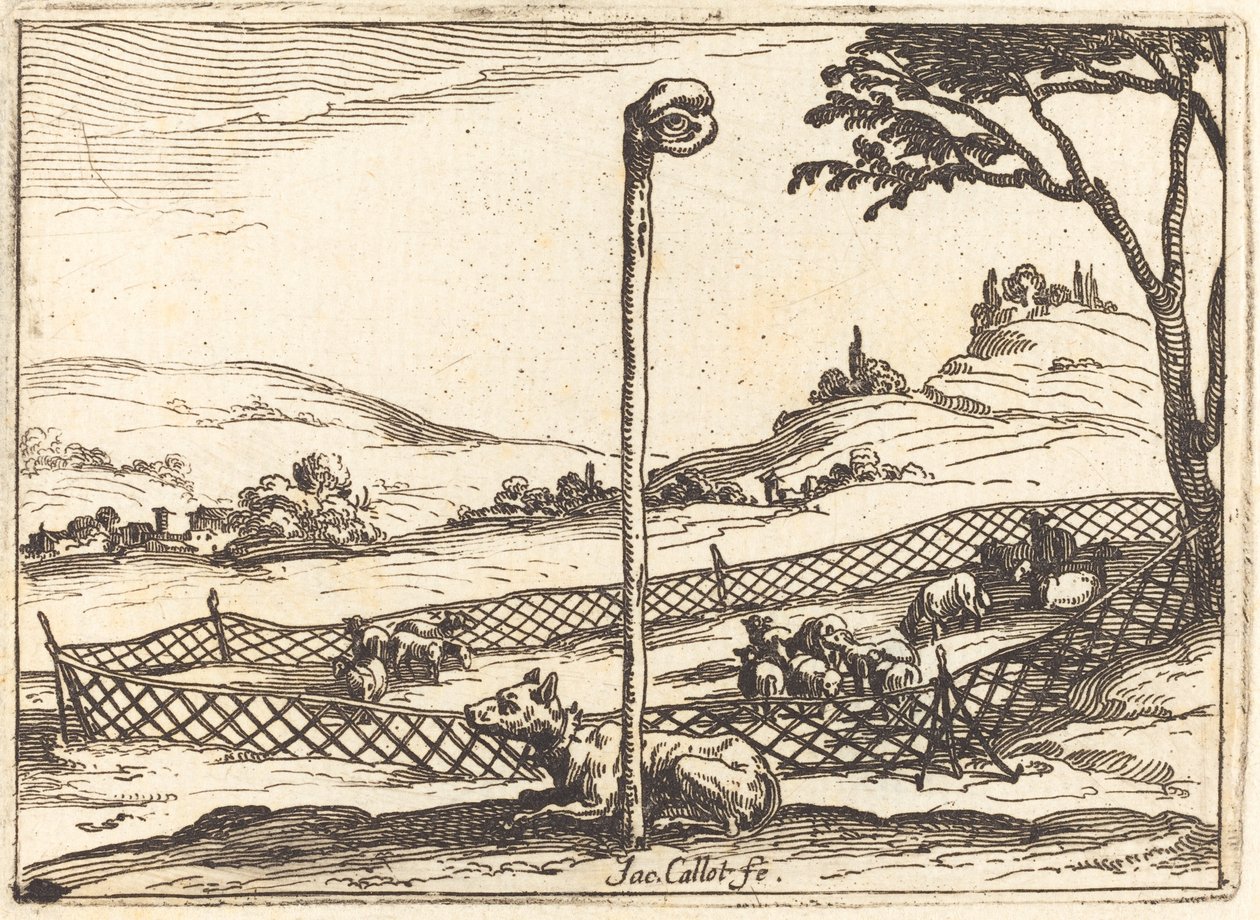 uyanık göz by Jacques Callot